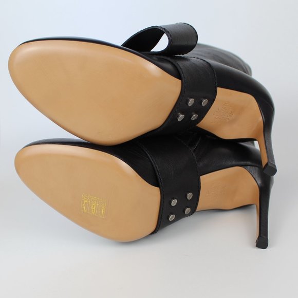 VALENTINO GARAVANI Bow Leather Ankle Boots – Statement Heels for Elegant Nights - Picture 13 of 15